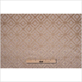 Camel Geometric Cut Velvet