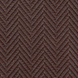 Brown Herringbone Cut Velvet