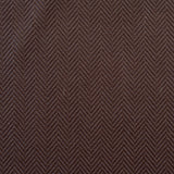Brown Herringbone Cut Velvet
