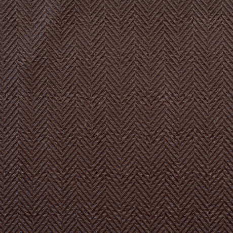 Brown Herringbone Cut Velvet