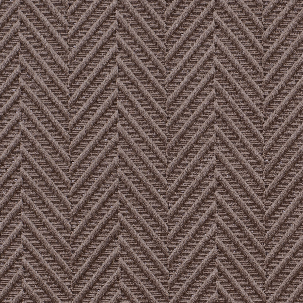 Espresso Herringbone Cut Velvet