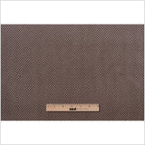 Espresso Herringbone Cut Velvet