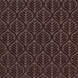 Brown Geometric Cut Velvet