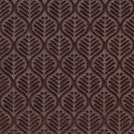 Brown Geometric Cut Velvet