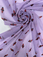 Polyester Chiffon Printed Red Purple