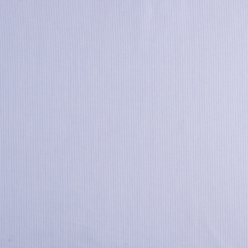 Blue Pinstripe 100% Cotton Shirting