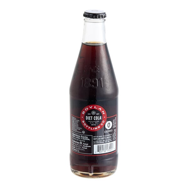 Boylan Bottling Co. Diet Cane Cola 12 fl. oz. - 24/Case
