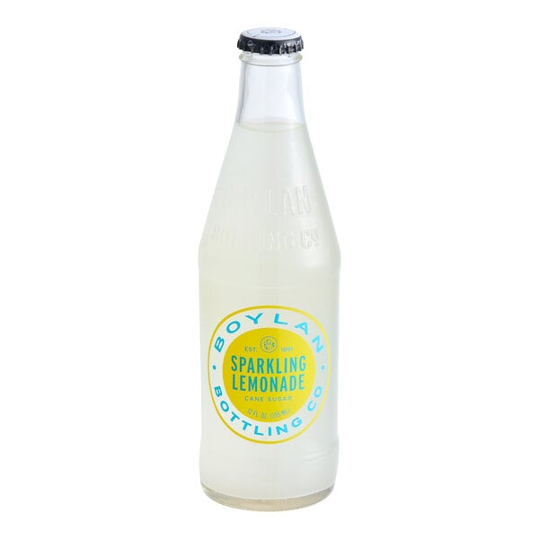 Boylan Bottling Co. Sparkling Lemonade 12 fl. oz. - 24/Case