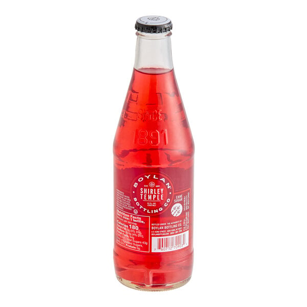 Boylan Bottling Co. Shirley Temple Soda 12 fl. oz. - 24/Case