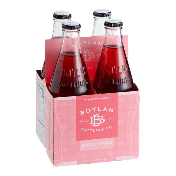 Boylan Bottling Co. Shirley Temple Soda 12 fl. oz. - 24/Case