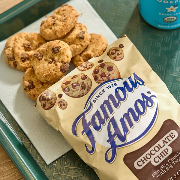 Famous Amos 2 oz. Chocolate Chip Cookie Snack Pack - 60/Case