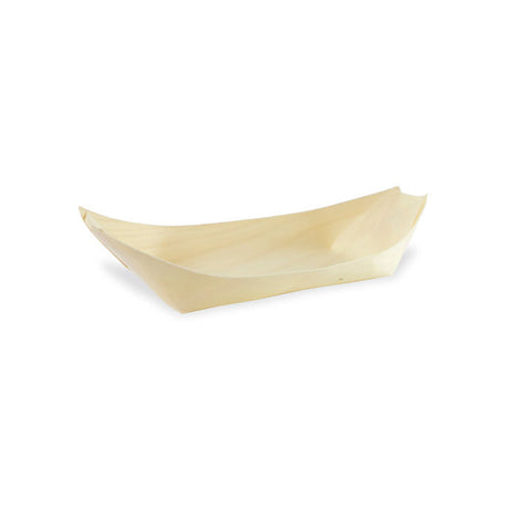 Packnwood Medium Wooden Boat, 3.5 oz, 5" x 3" x 1.3" H, Case of 500