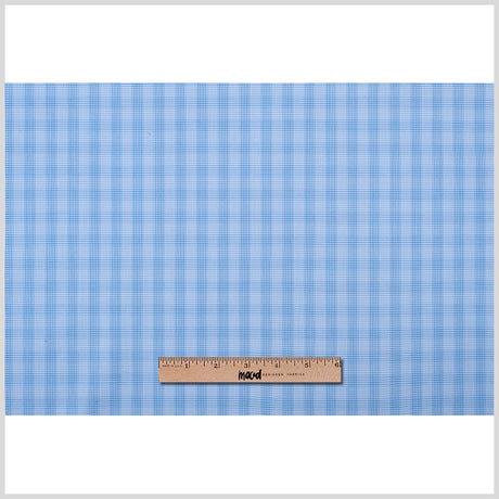Blue Checkered Cotton Shirting