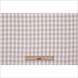 Steven Alan Beige/Ecru Checkered Cotton Shirting