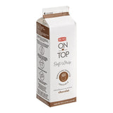 Rich's On Top Soft Whip Pourable Chocolate Cold Foam Topping 19 fl. oz. - 12/Case