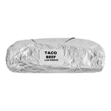 Tres Picosos Foil-Wrapped Taco Beef Burrito 8 oz. - 20/Case