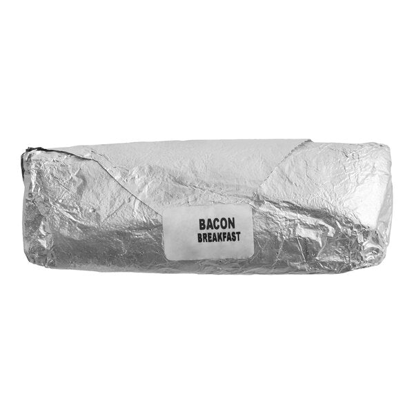 Tres Picosos Foil-Wrapped Bacon Breakfast Burrito 8 oz. - 20/Case