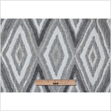 Gray/Silver Dramatic Diamonds Brocade