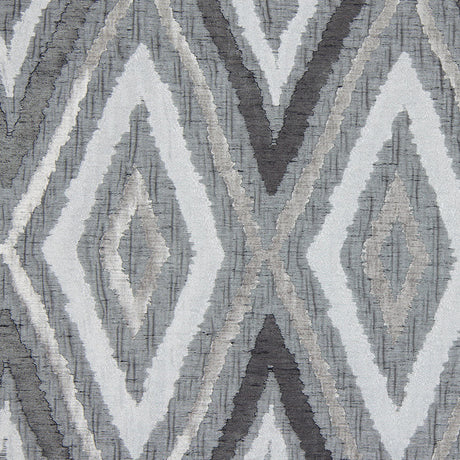 Gray/Silver Dramatic Diamonds Brocade