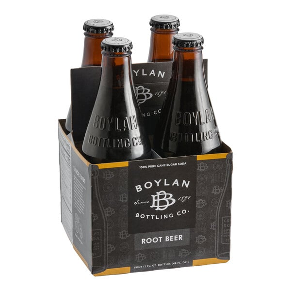 Boylan Bottling Co. Root Beer 12 fl. oz. - 24/Case