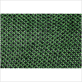 Lacey Diamonds Acrylic Knit - Black and Neon Green