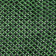 Lacey Diamonds Acrylic Knit - Black and Neon Green