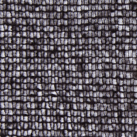 Black Open Weave Wool-Blend Sweater Knit