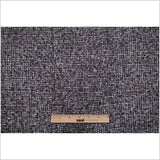 Black Open Weave Wool-Blend Sweater Knit