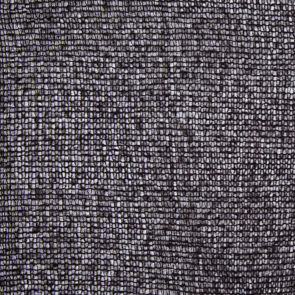 Black Open Weave Wool-Blend Sweater Knit