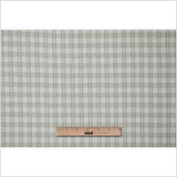 Moss Green Checked Cotton Shirting