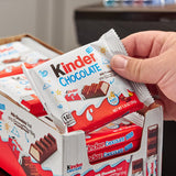 Kinder Chocolate 4-Piece Cream-Filled Milk Chocolate Bar - 216/Case