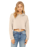 BELLA + CANVAS® Ladies Cropped Fleece Long Sleeve Hoodie