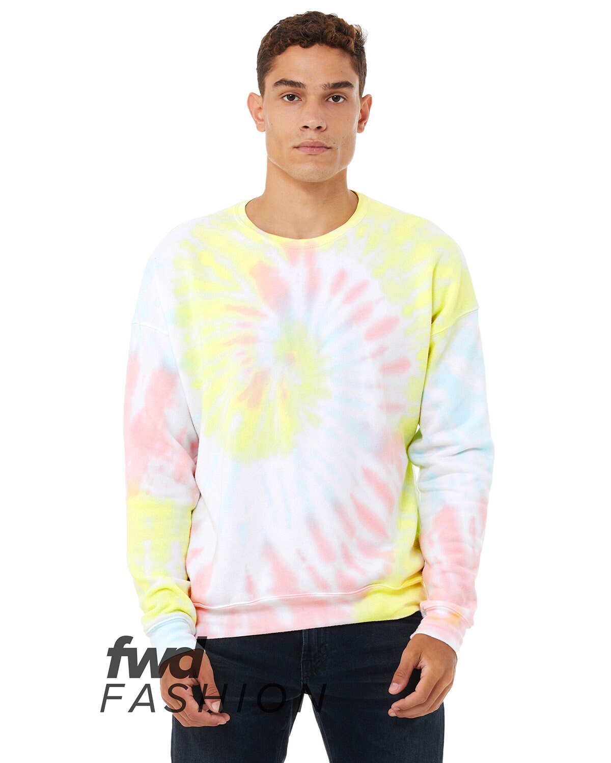 Bella + Canvas® Unisex Tie-Dye Pullover Sweatshirt