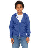 Bella + Canvas® Youth Sponge Fleece Full Zip Hooded Sweatshirt