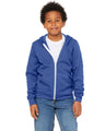Bella + Canvas® Youth Sponge Fleece Full Zip Hooded Sweatshirt