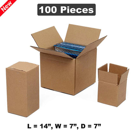 Secure 14" x 7" x 7" Packing Boxes