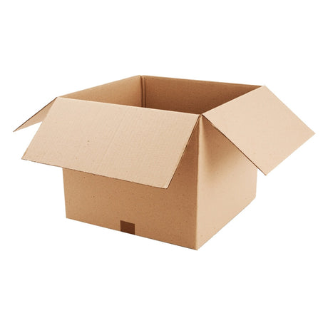 Durable 10x5x5 Inch Cardboard Box Ideal for Electronics, Books, Clothing