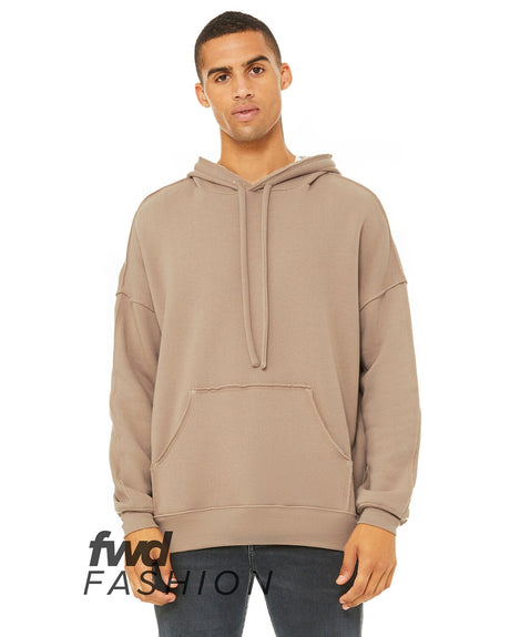 Bella + Canvas® Unisex Raw Seam Hooded Sweatshirt