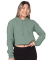 Bayside ® Ladies Usa Made Cropped Hooded Sweatshirt