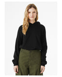 Bella + Canvas® Ladies Sponge Fleece Cinched Bottom Hooded Sweatshirt
