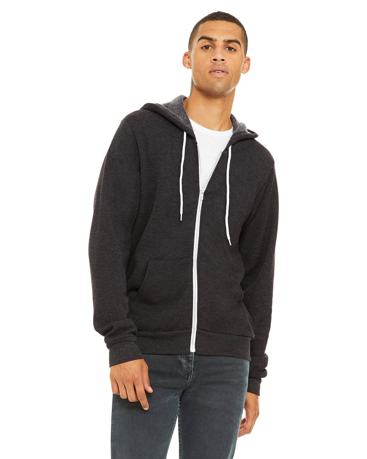 Bella + Canvas® Sponge Fleece Full-Zip Hoodie Sweatshirt