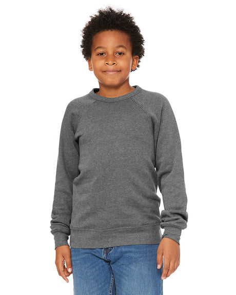 BELLA + CANVAS® Youth Sponge Fleece Crewneck Sweatshirt