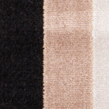 Brown/Beige Striped Polyester Blended Velvet