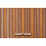 Orange Satiny Textured Poly Stripes
