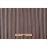 Brown Satiny Textured Poly Stripes