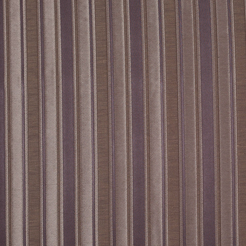 Brown Satiny Textured Poly Stripes