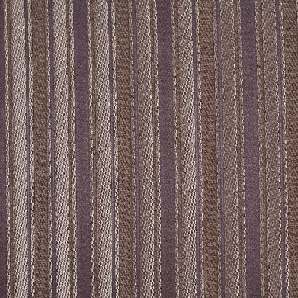 Brown Satiny Textured Poly Stripes
