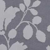 Gray Floral Polyester Sateen/Jacquard