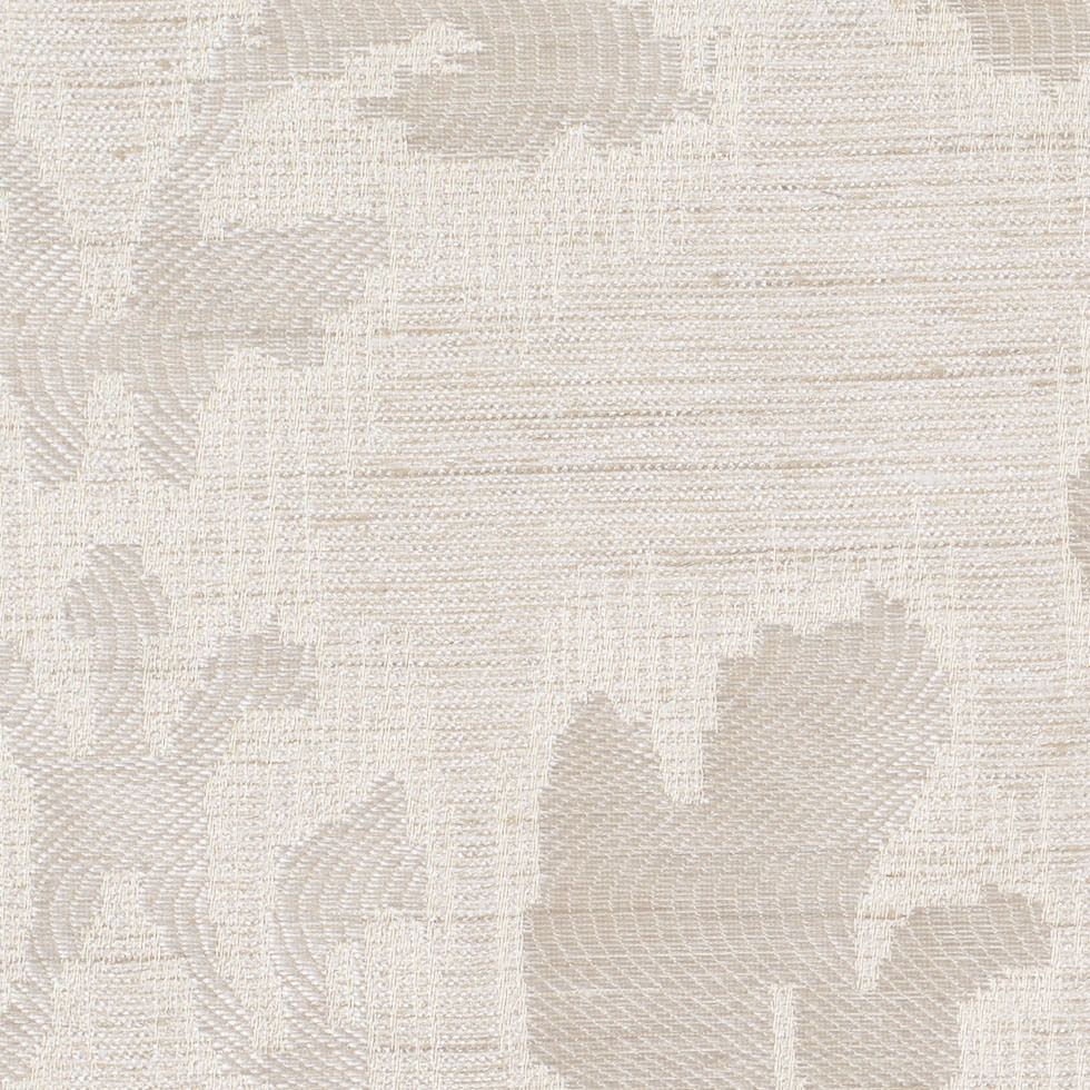 Ivory Lightweight "Rorschach Test" Poly Jacquard