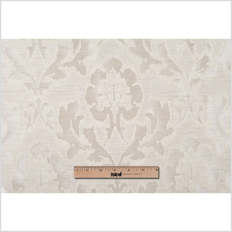 Ivory Lightweight "Rorschach Test" Poly Jacquard